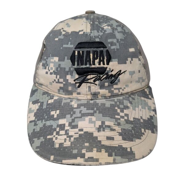 NAPA Racing Strapback Digital Camo Hat Intrepid Fallen Heroes Fund Logo - Picture 1 of 7